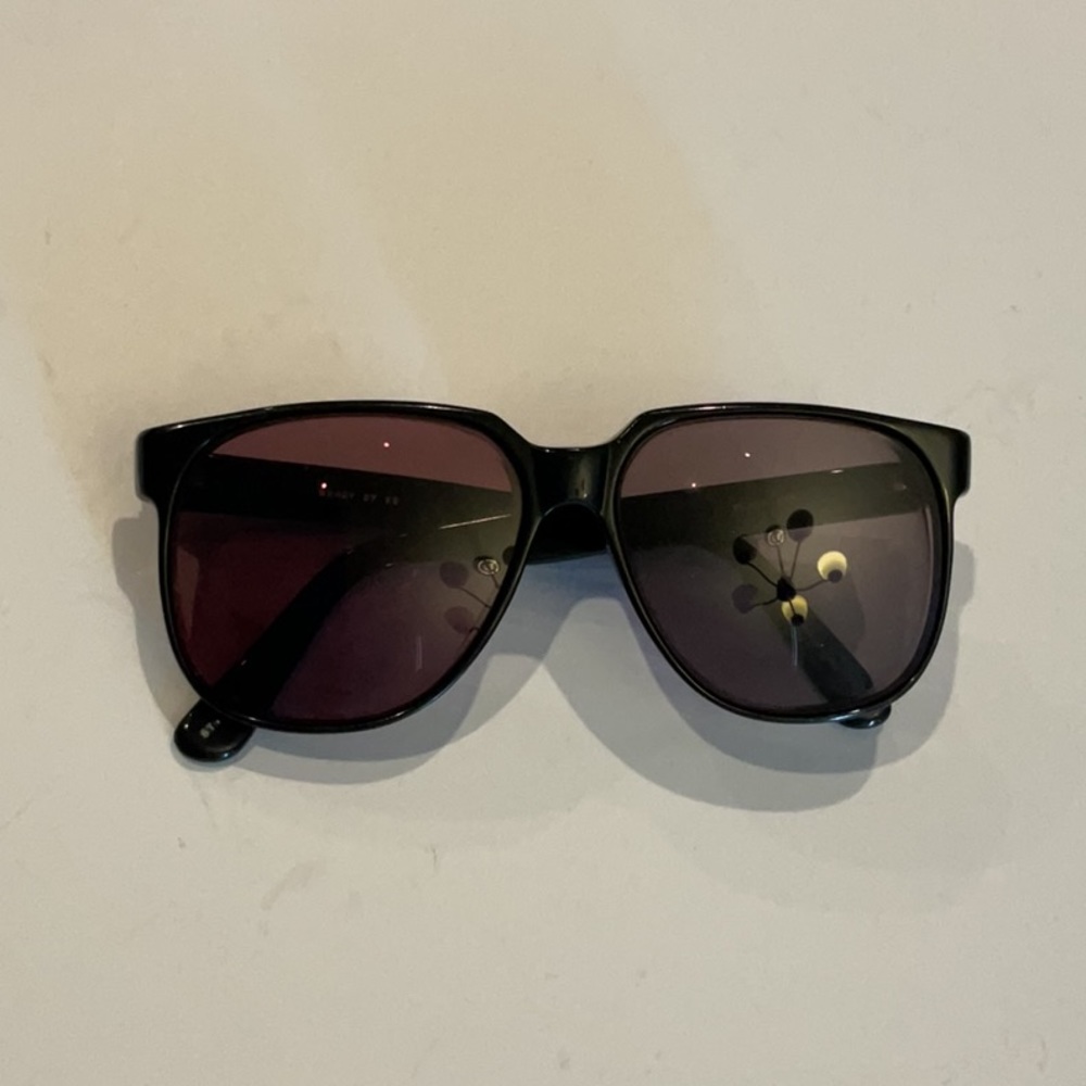 St Moritz Brady Vintage Black Aviator Sunglasses Sun Glasses Summer 57 20 150